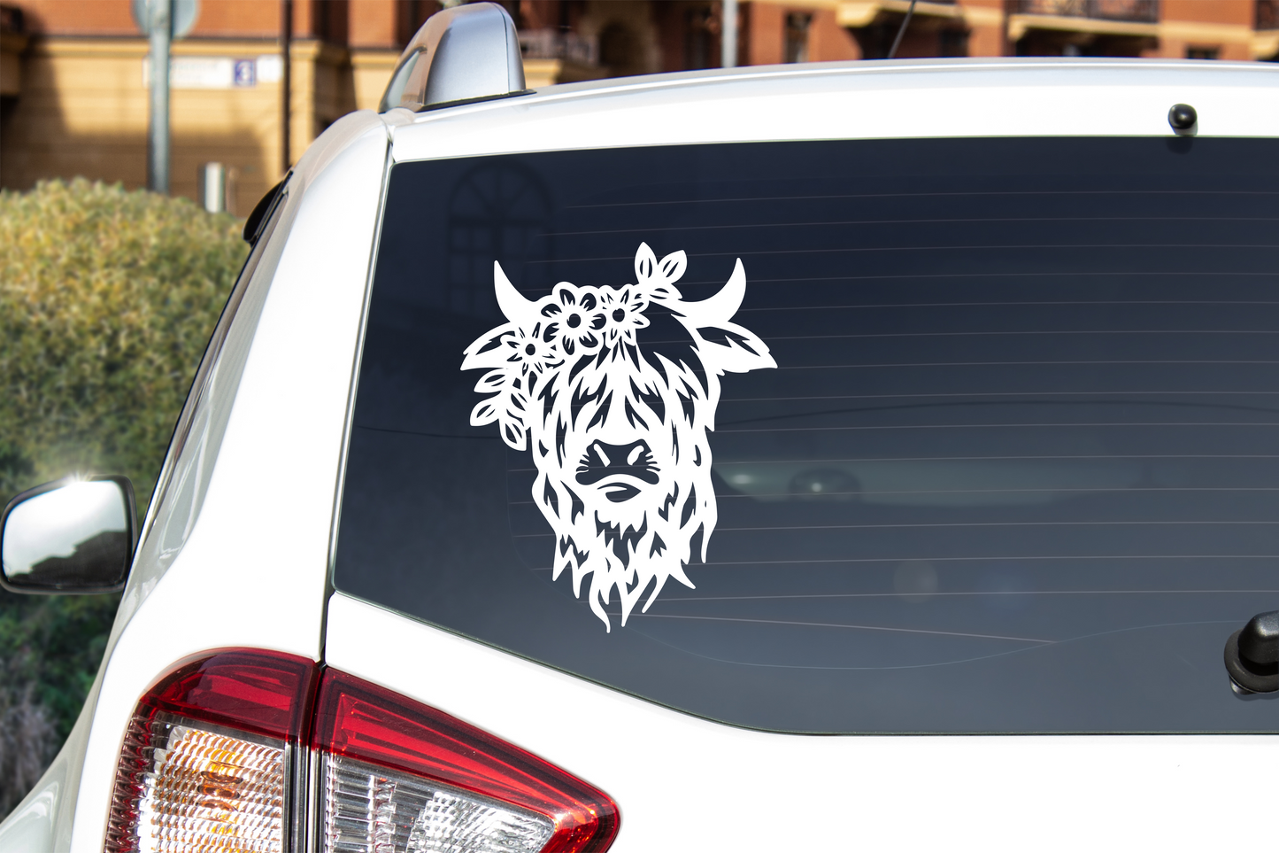 Highland Cow Vinyl Decal