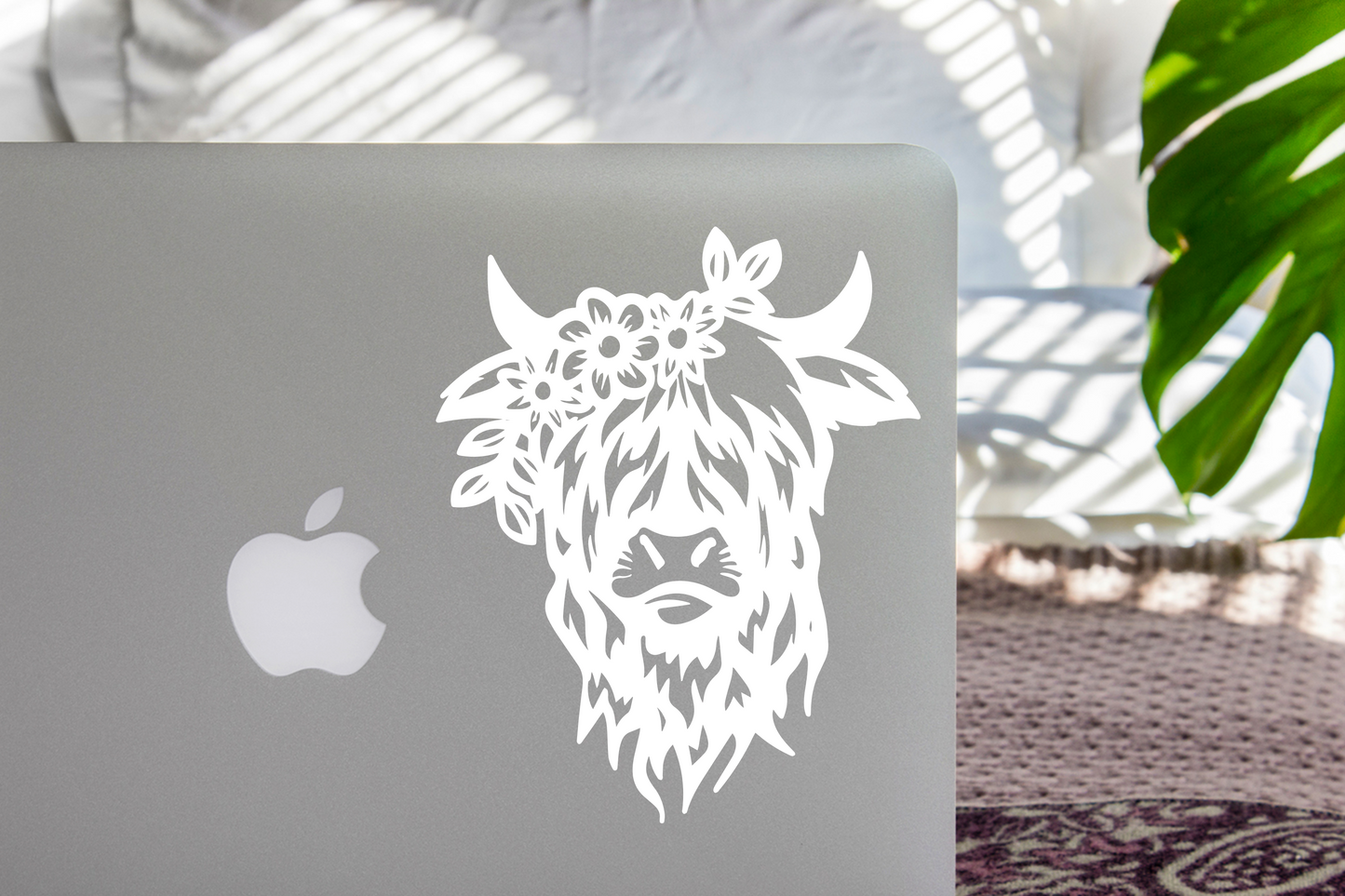 Highland Cow Vinyl Decal