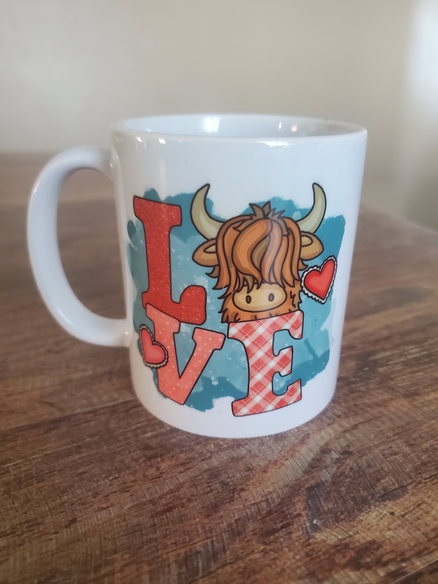 Love Highland Cow Coffee Mug