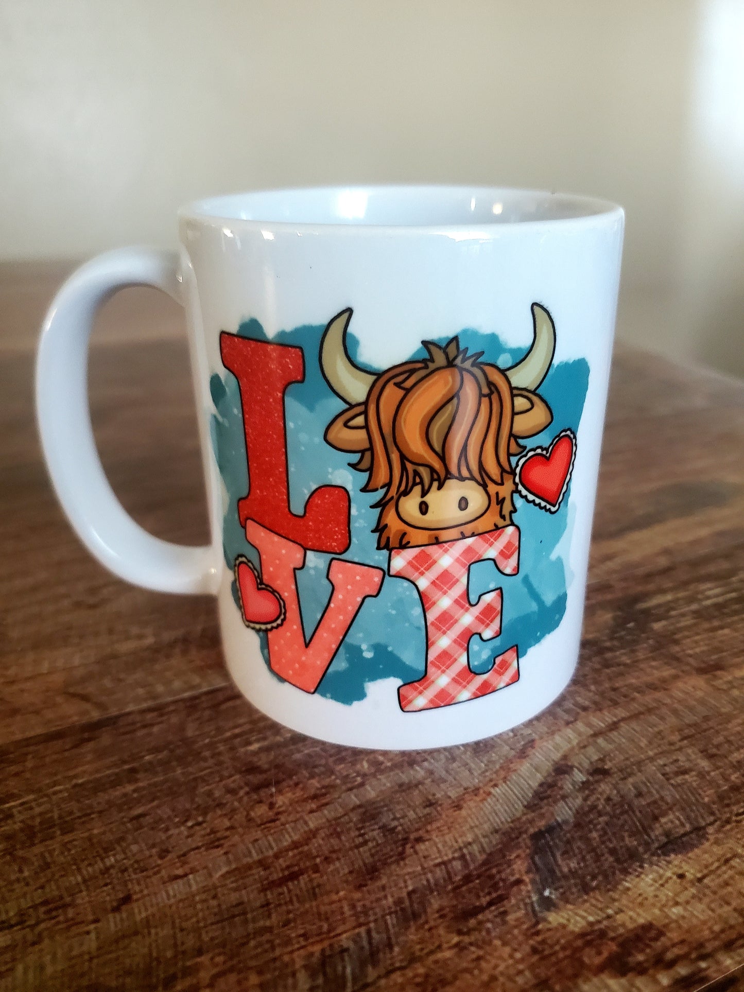 Love Highland Cow Coffee Mug