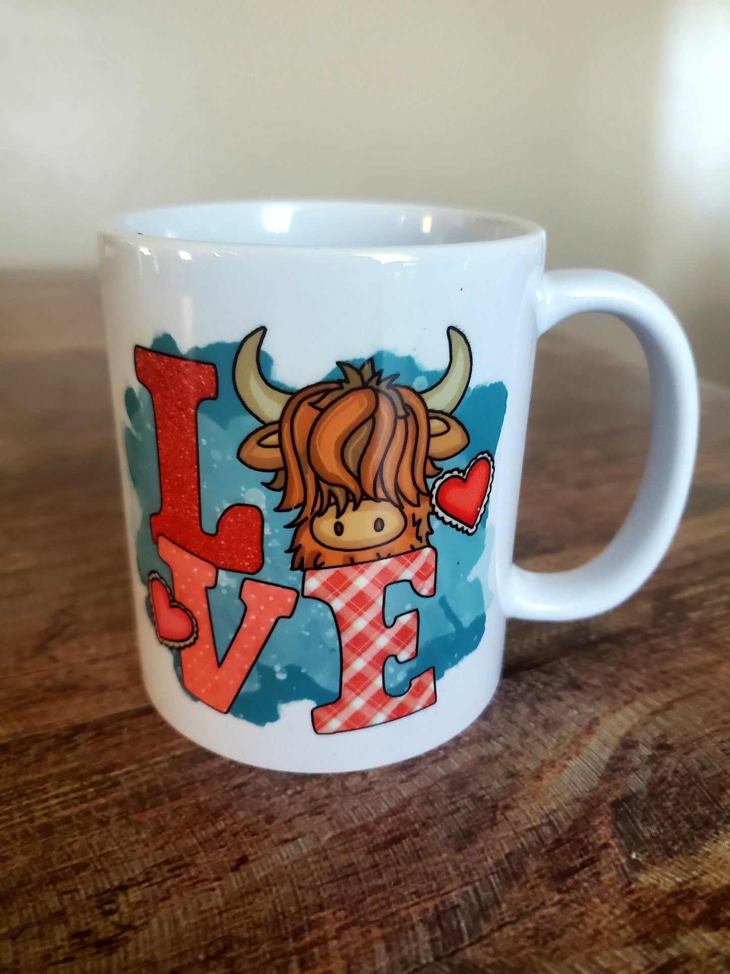 Love Highland Cow Coffee Mug