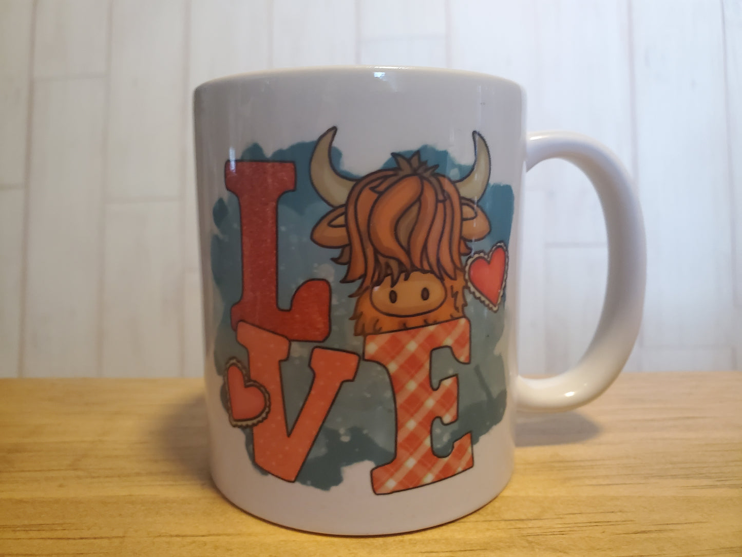 Love Highland Cow Coffee Mug