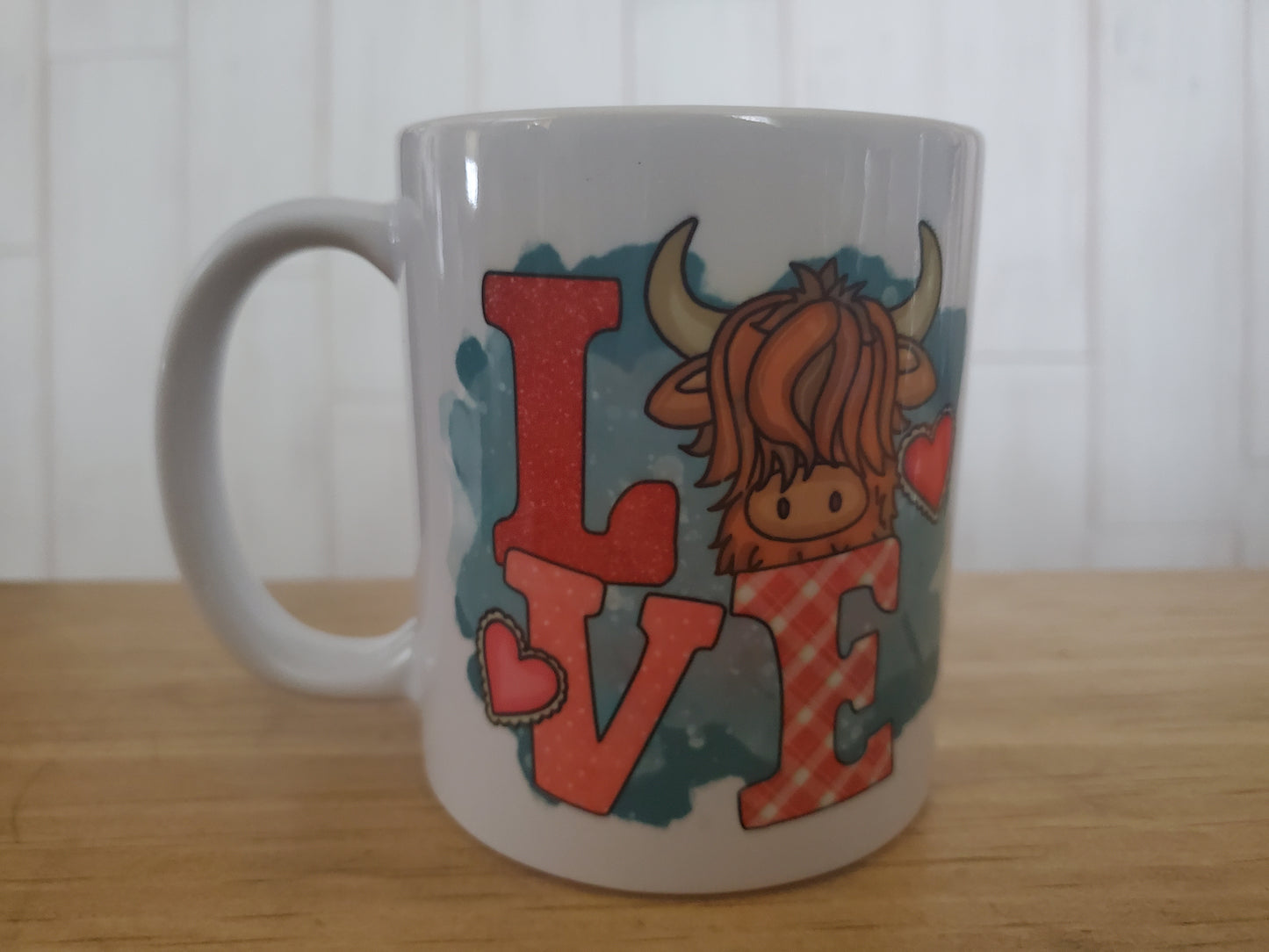Love Highland Cow Coffee Mug