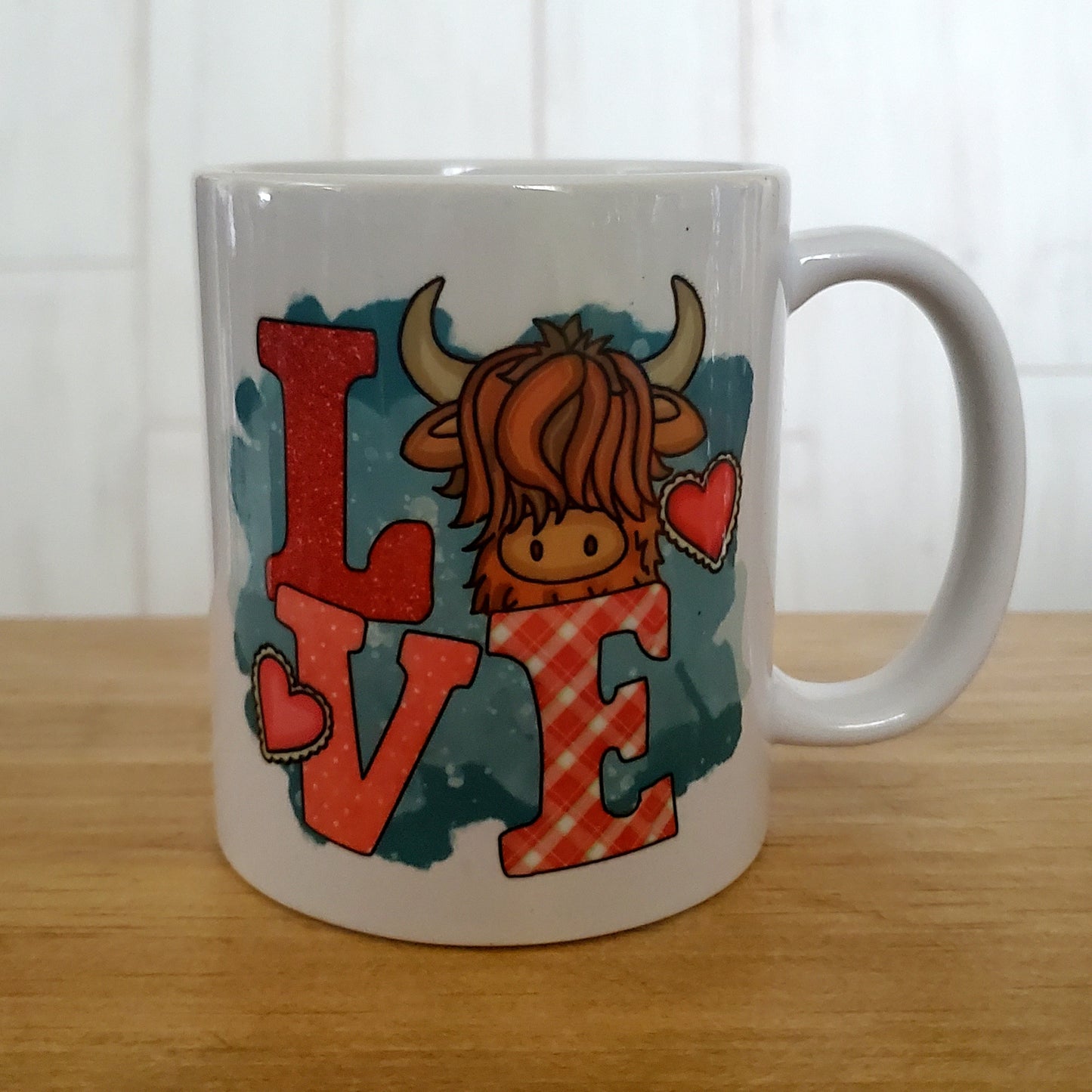Love Highland Cow Coffee Mug