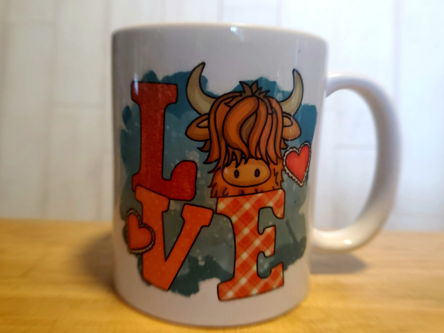 Love Highland Cow Coffee Mug