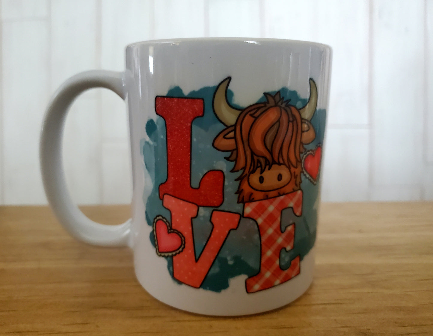 Love Highland Cow Coffee Mug