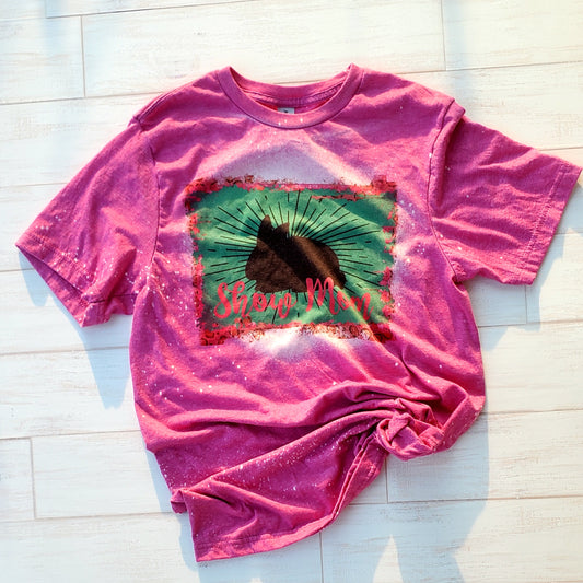 Rabbit Show Mom Bleached T-Shirt