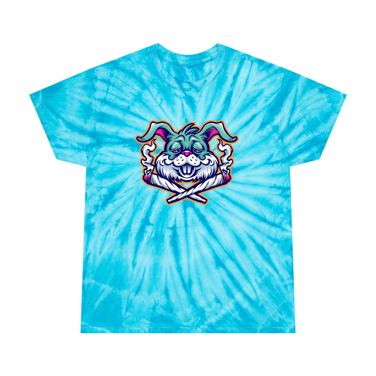 Stoner Rabbit Blue Tie-Dye Tee