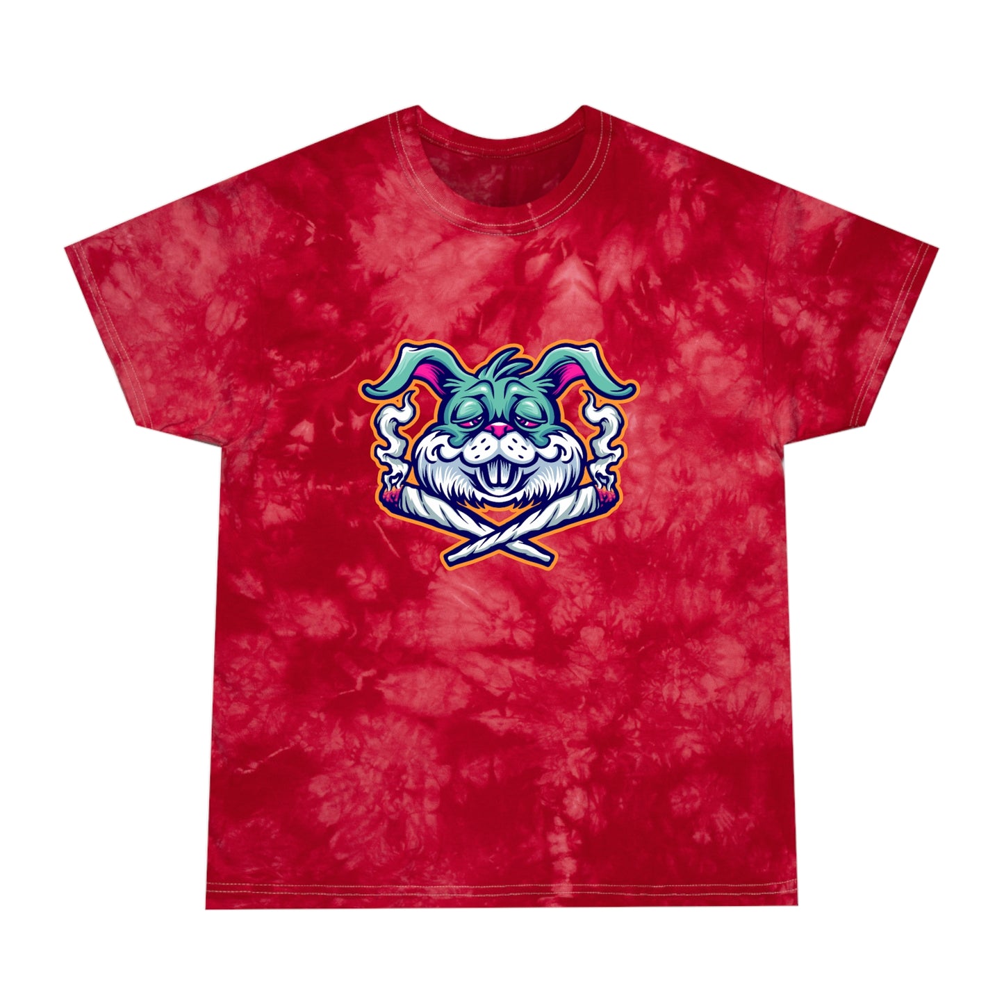 Stoner Rabbit Red Tie-Dye Tee
