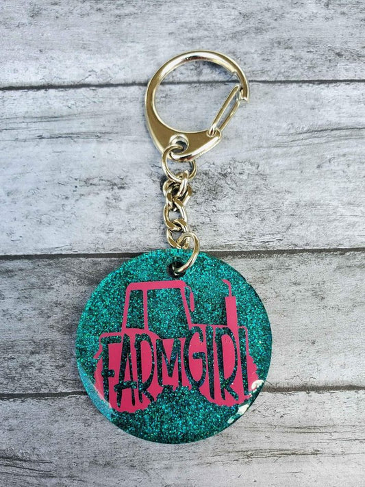 Farmgirl Keychain