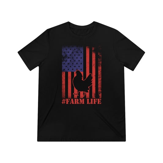 American Flag Chicken Farm Life Shirt
